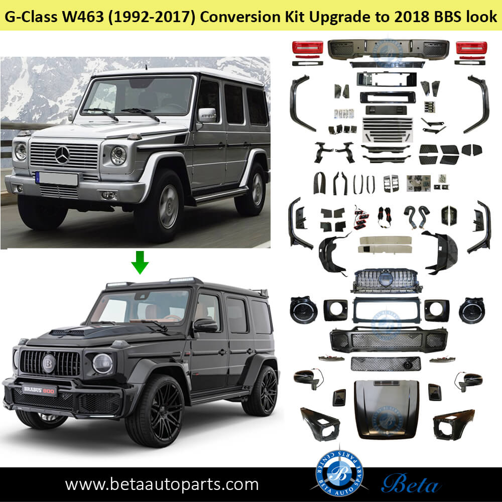 Mercedes G-Class Conversion Kit Upgrade to Brabus Look OE Size after fixing Mercedes G-Class Conversion Kit Upgrade to Brabus Look OE Size after fixing
